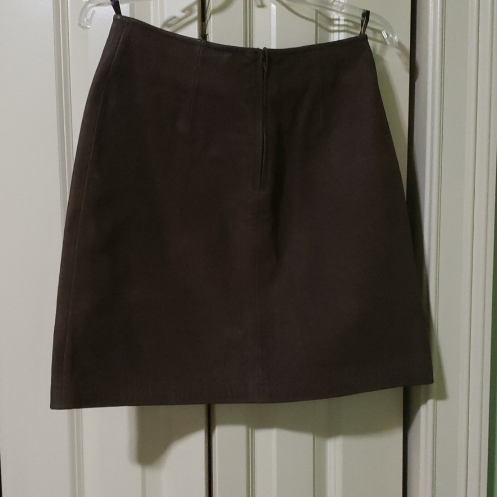 Leather skirt
